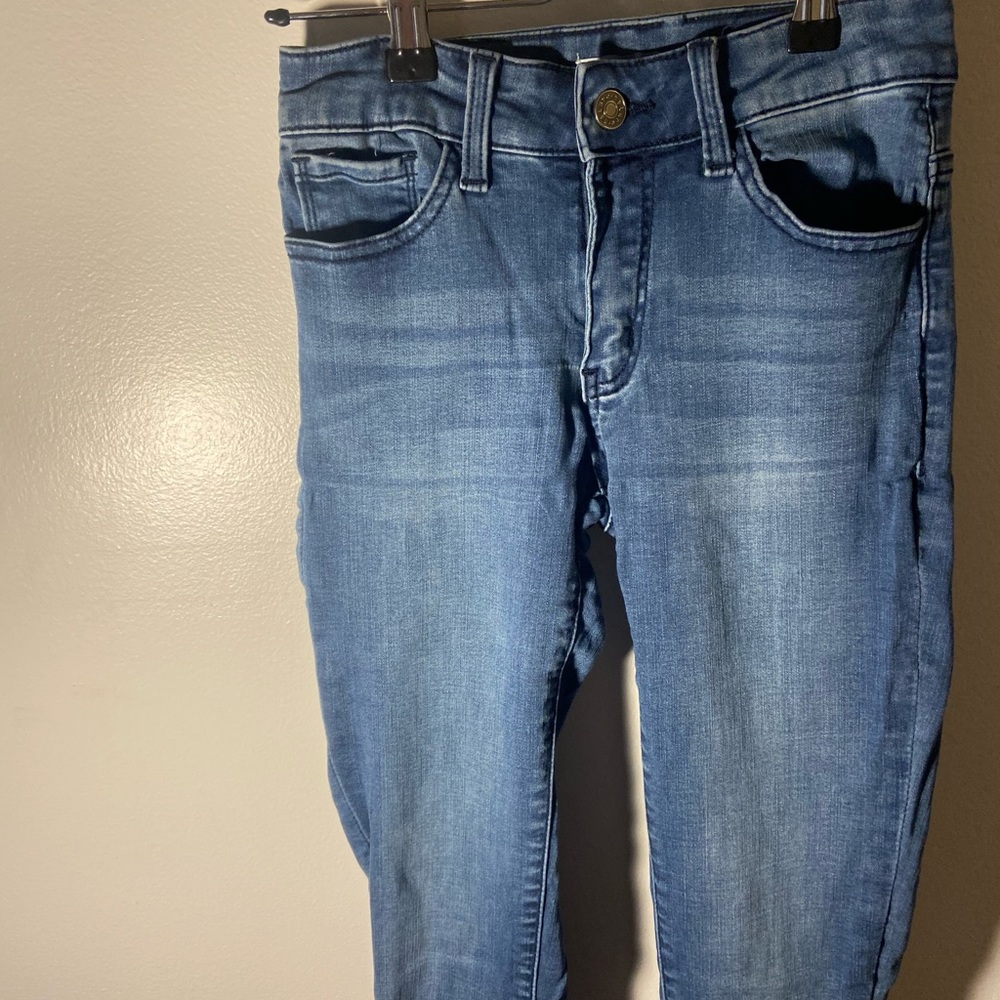 Nature blue wash high waisted skinny jeans